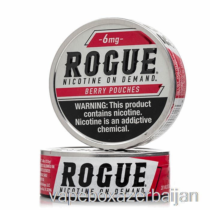 Vape Smoke ROGUE Nicotine Pouches - BERRY 3mg (5-PACK)